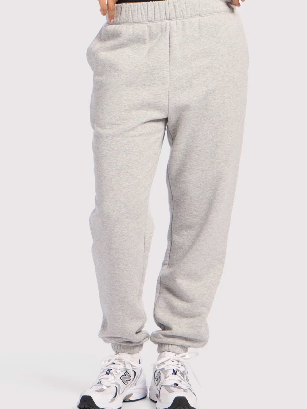 nuuds Light Gray Women's Jogger Pants